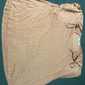 Double Zero Camel Short Sleeve Top